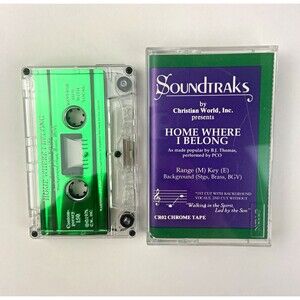 Soundtraks Christian World Home Where I Belong B.J. Thomas Karaoke Cassette